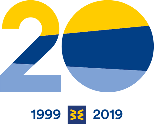 Logo 20 anni Banca Etica